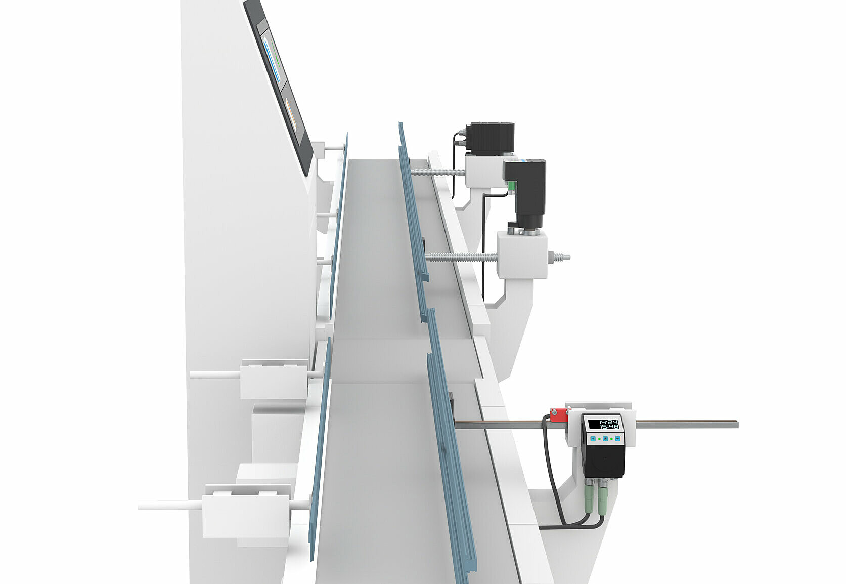SIKO positioning systems for side guides and conveyor belts
