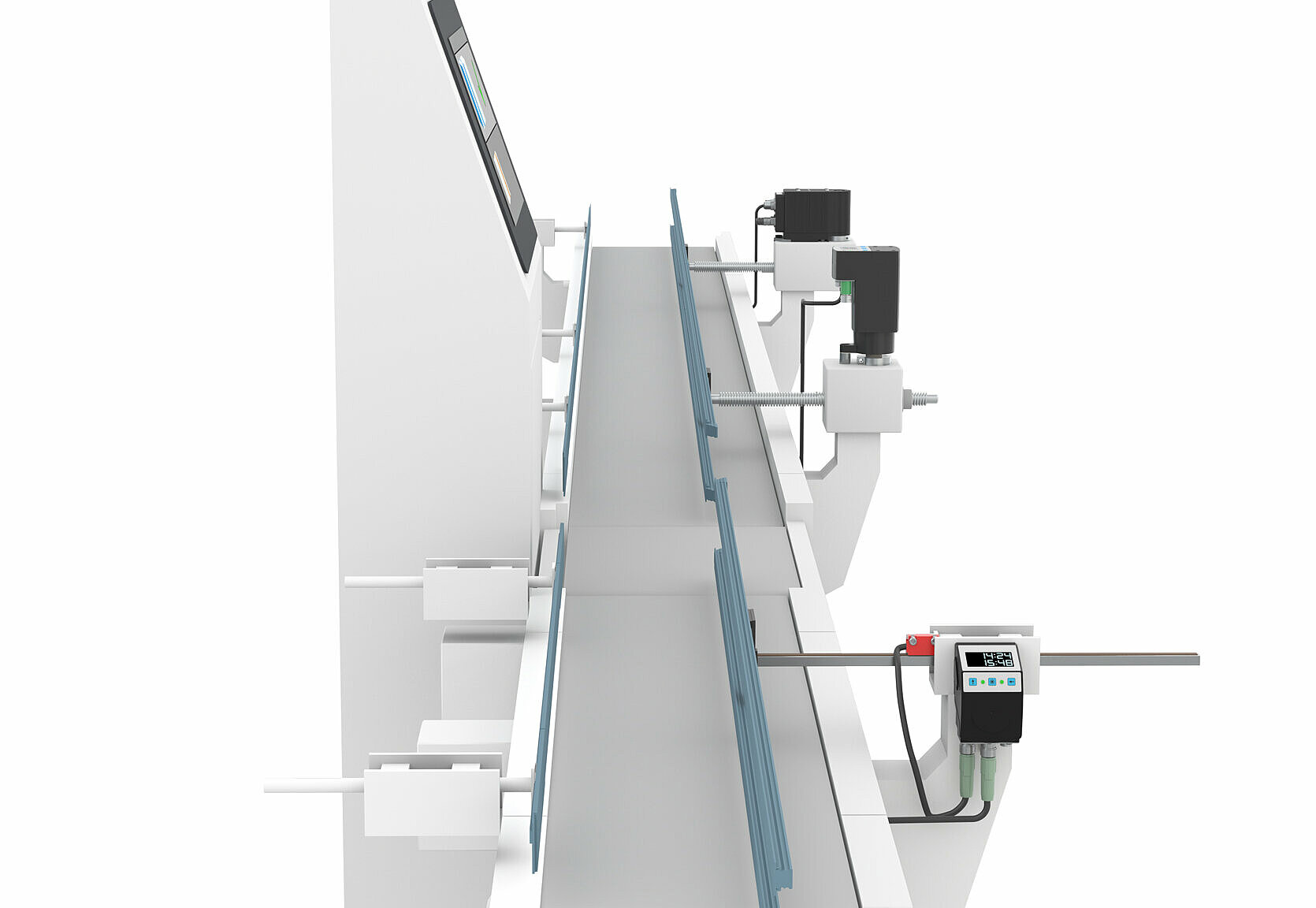SIKO Positioniersysteme für Seitenführungen und Transportbänder