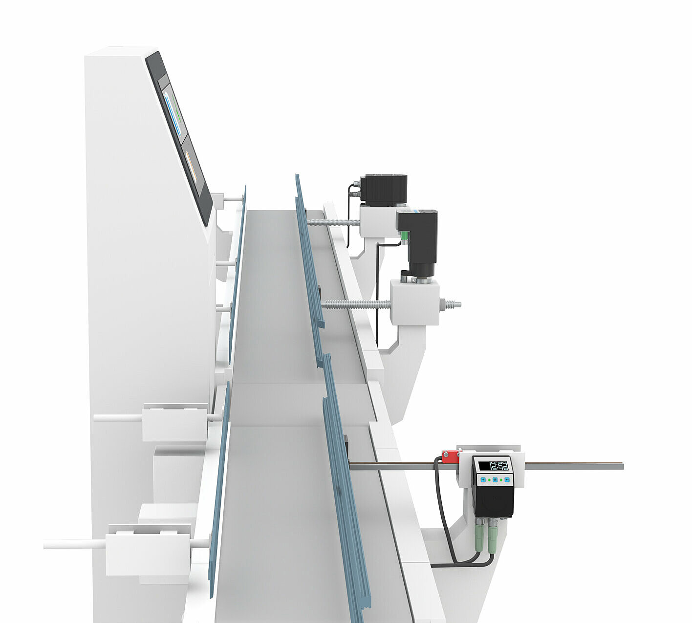 SIKO Positioniersysteme für Seitenführungen und Transportbänder