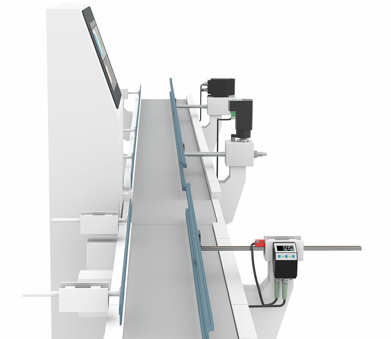 SIKO Positioniersysteme für Seitenführungen und Transportbänder