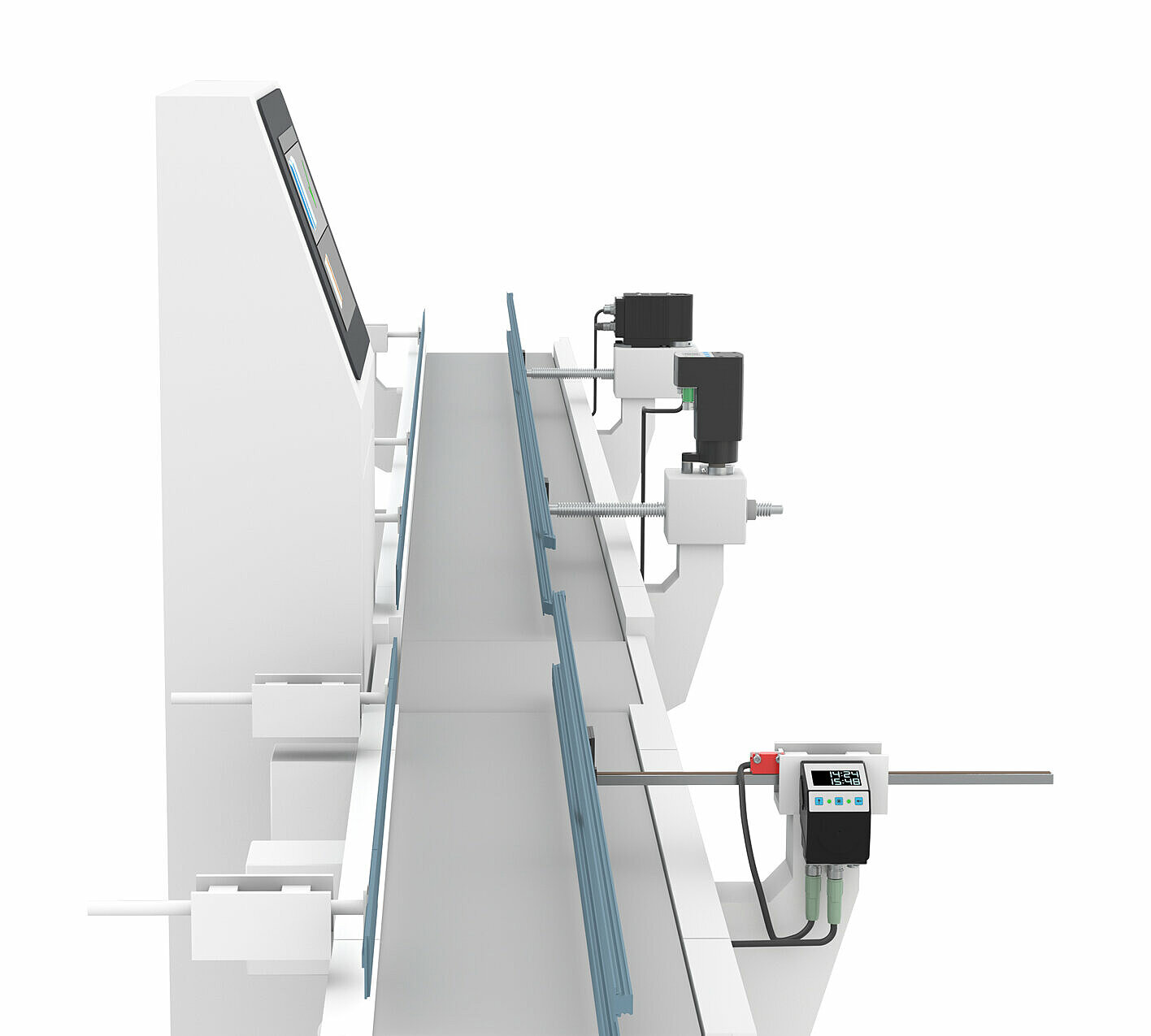 Sistemi di posizionamento SIKO per guide laterali e nastri trasportatori