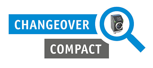 SIKO在2026年interpack展会的核心视觉设计，核心信息为仅需一个放大镜即可完成紧凑型规格调整，该放大镜内置紧凑型位置显示器AP05