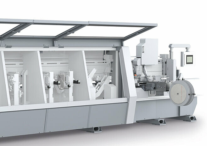 Positioning systems for edge banding machines from SIKO