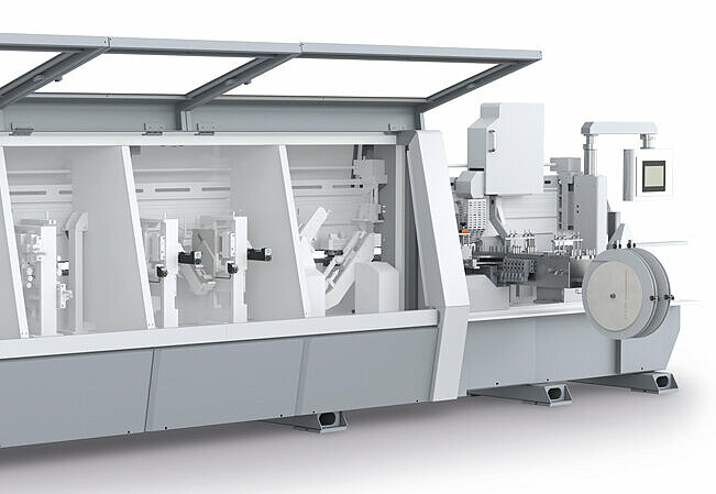 Positioniersysteme für Kantenleimmaschinen von SIKO