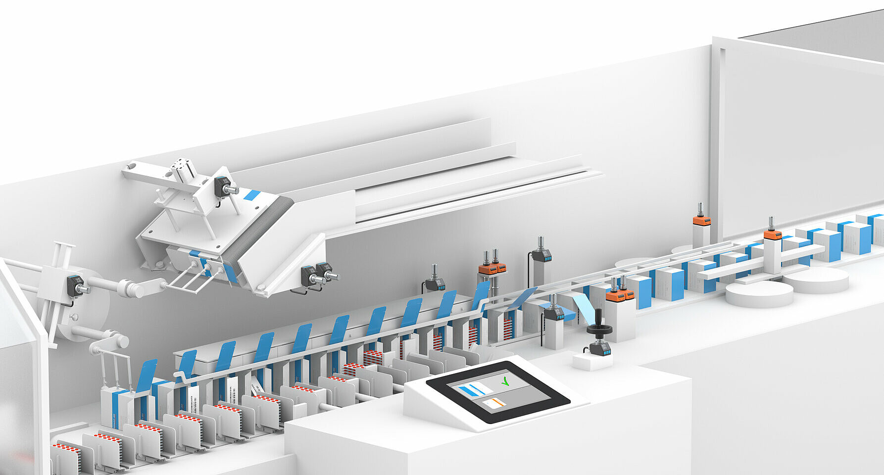 Positioning systems for cartoning machines Positioning systems for cartoning machines