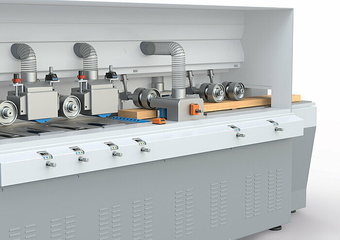 SIKO 生产的刨床和开槽机的定位系统